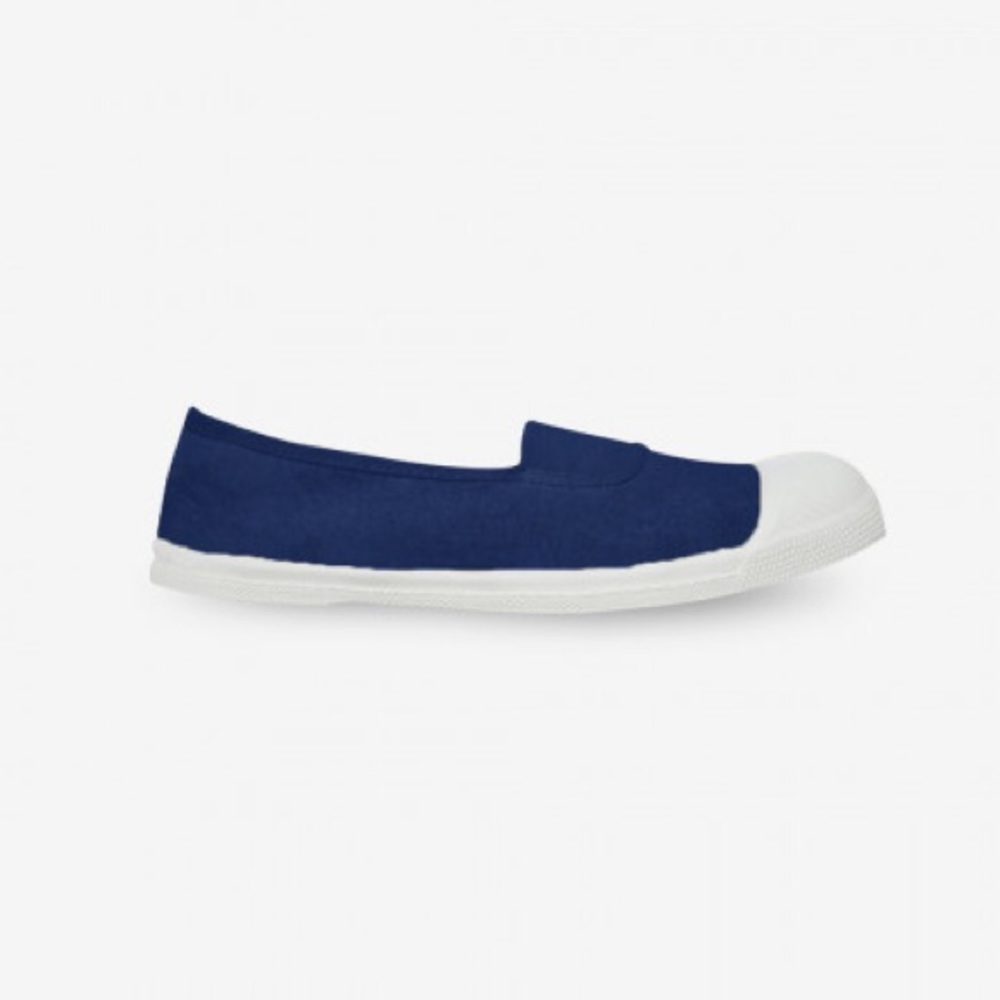 Bensimon Elasticated Tennis Shoes, Navy, size 8